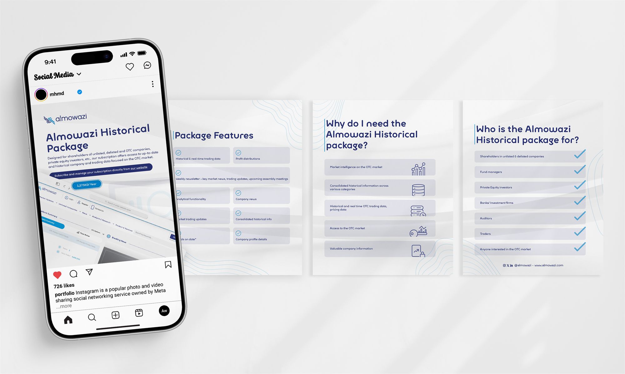 Almowazi Historical Package carousel posts